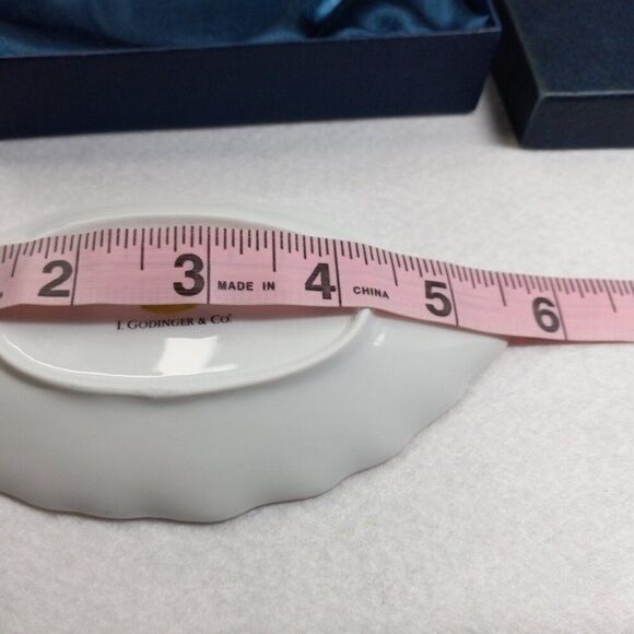 Vintage I. Godinger & Co. 4756 Jardin Leaf  Dish Cottagecore Grandmacore Kitsch - Picture 6 of 7